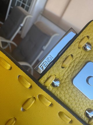 Bolso Fendi Amarillo Nuevo
