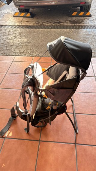Mochila Deuter Kid Comfort 1 Plus + funda lluvia