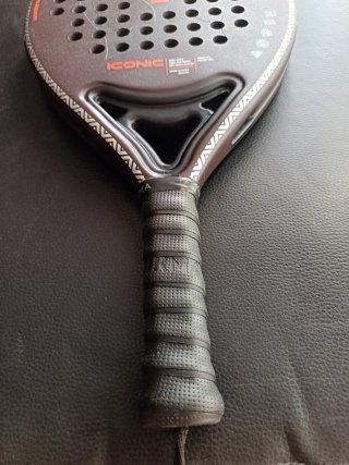 Pala Padel Black Crown Iconic