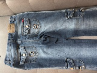 Jeans vita bassa Lige blu