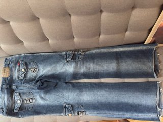 Jeans vita bassa Lige blu