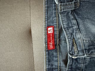 Jeans vita bassa Lige blu