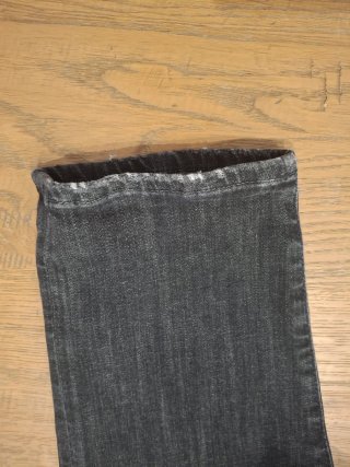 Jeans uomo neri strappati di Twomen. Taglia 32.