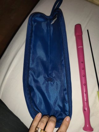 Flauta Hohner Rosa con Funda y Limpiador