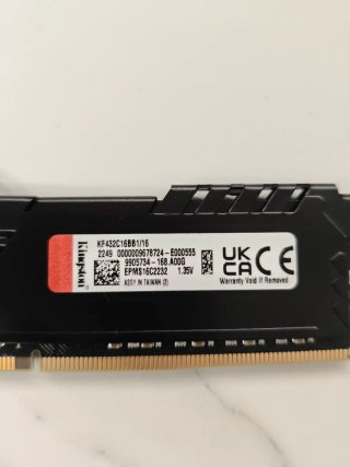 Módulo RAM Kingston FURY Beast DDR4 16GB 3200mhz