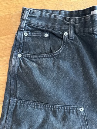 Bermudas Pull&Bear negras desgastado Talla 44