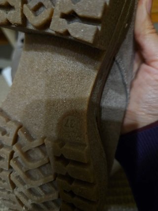 Zapatos ante gris tacón talla 37