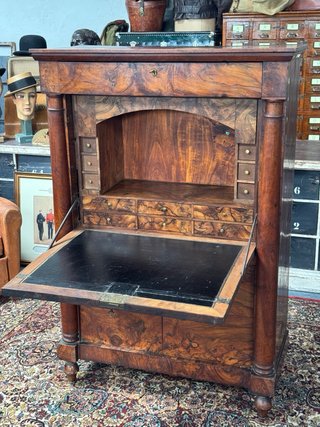 ANTIGUO ESCRITORIO FRANCES 1830 EN NOGAL