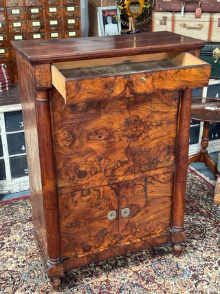 ANTIGUO ESCRITORIO FRANCES 1830 EN NOGAL