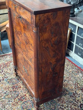 ANTIGUO ESCRITORIO FRANCES 1830 EN NOGAL