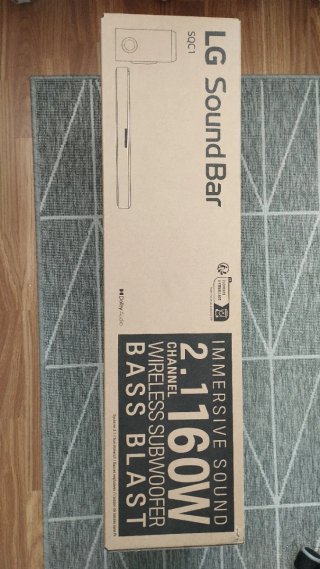 LG SoundBar SQC1 Negro