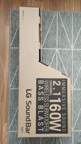 LG SoundBar SQC1 Negro