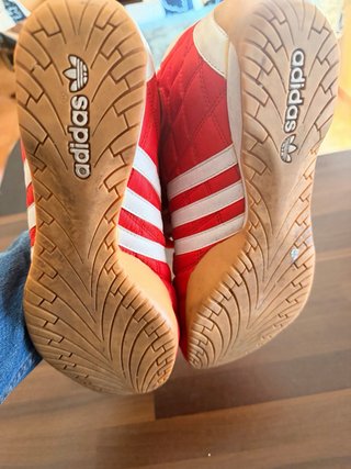 Zapatillas Adidas Monaco Goodyear rojas T44.5