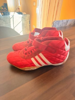 Zapatillas Adidas Monaco Goodyear rojas T44.5