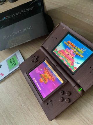 Nintendo DS Lite effetto Legno Marrone