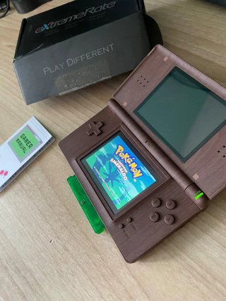 Nintendo DS Lite effetto Legno Marrone