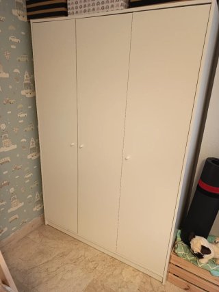 Armario Ikea Kleppstad Blanco