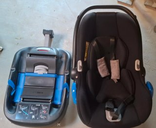 Silla coche bebé Vizaro gris denim 0+ Isofix