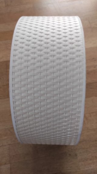 Plafón techo Ikea trenzado beige