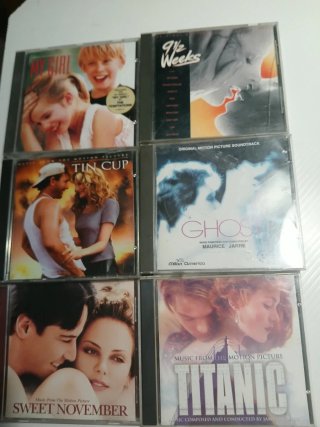 Lote 5 CDs Banda Sonora Original Películas