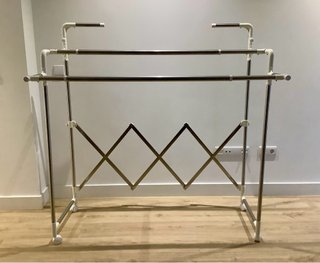 Tendedero Plegable Acero Inoxidable Extensible