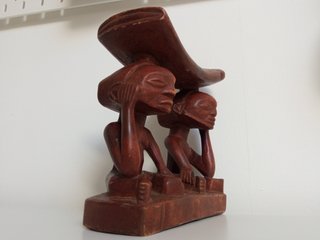 Reposacabezas Luba _ R.D. Congo _ Madera