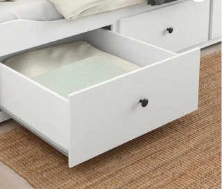 Cama Diván Ikea Hemnes 3 Cajones Blanca