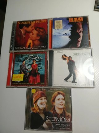 Lote 5 CDs Bandas Sonoras Películas