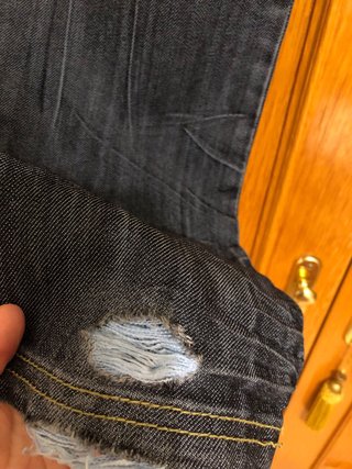 Vaqueros Desigual Bordados Dorados Oscuros