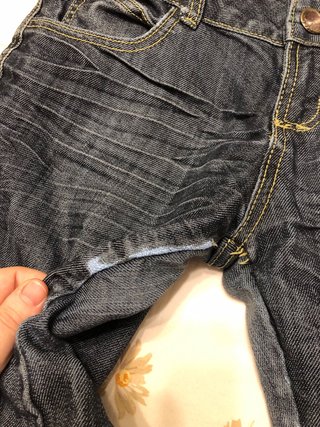Vaqueros Desigual Bordados Dorados Oscuros