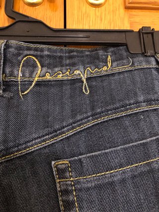 Vaqueros Desigual Bordados Dorados Oscuros