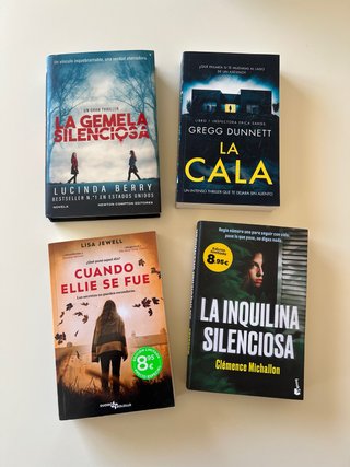 Libros thriller de bolsillo todos 15€