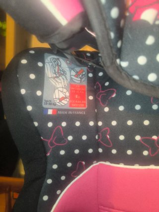 Silla coche Minnie con respaldo