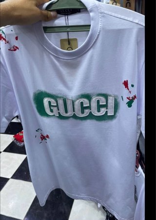 Camiseta Gucci Blanca con Logo
