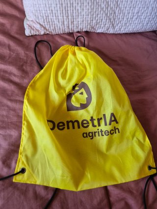 Mochila Demetria Agritech Amarilla