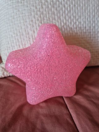 Lámpara estrella rosa