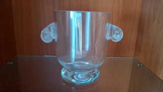Cubiteras de cristal con pinzas de aluminio