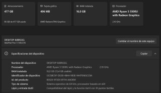 Lenovo IdeaPad Flex 5 Ryzen 5 5500U 16/512 TÁCTIL