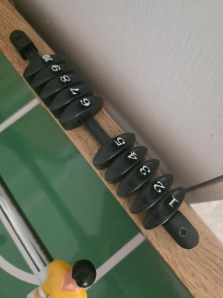 Futbolín de madera