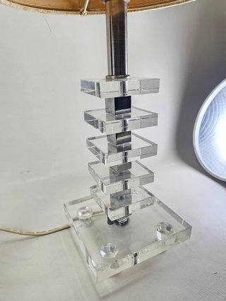 Lámpara Sobremesa Diseño Vintage CRISTAL