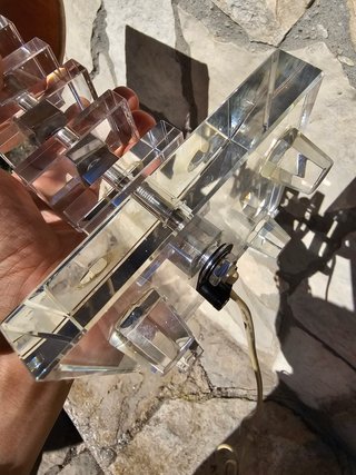 Lámpara Sobremesa Diseño Vintage CRISTAL