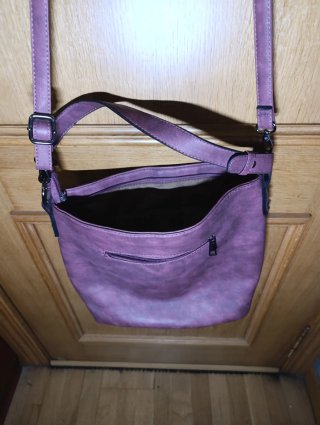 Bolso de hombro rayas horizontales