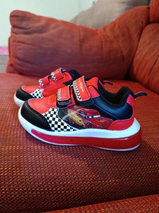 Zapatillas Rayo McQueen Cars Disney Talla 26