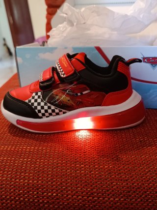 Zapatillas Rayo McQueen Cars Disney Talla 26