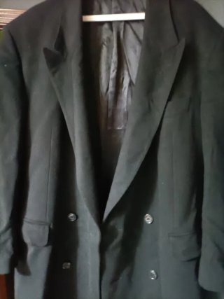 Abrigo Christian Dior Negro Talla 52