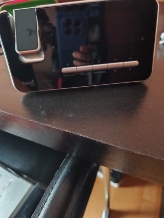 Reloj despertador proyector