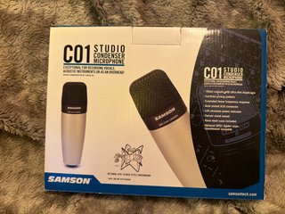 Micrófono Condensador Samson C01 Studio