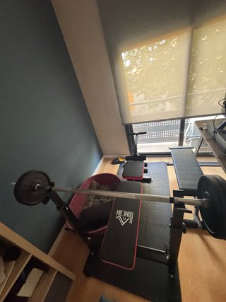 Banco de musculación plegable