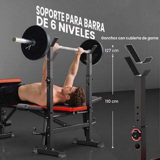 Banco de musculación plegable