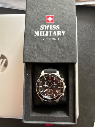 Reloj Swiss Military by Chrono Negro/Plata